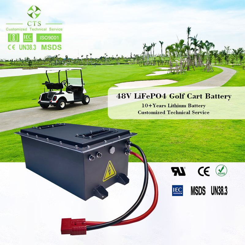 48V51V72V 100Ah 200Ah Lifepo4 배터리 팩 전기 골프 카트 전기 저속 자동차