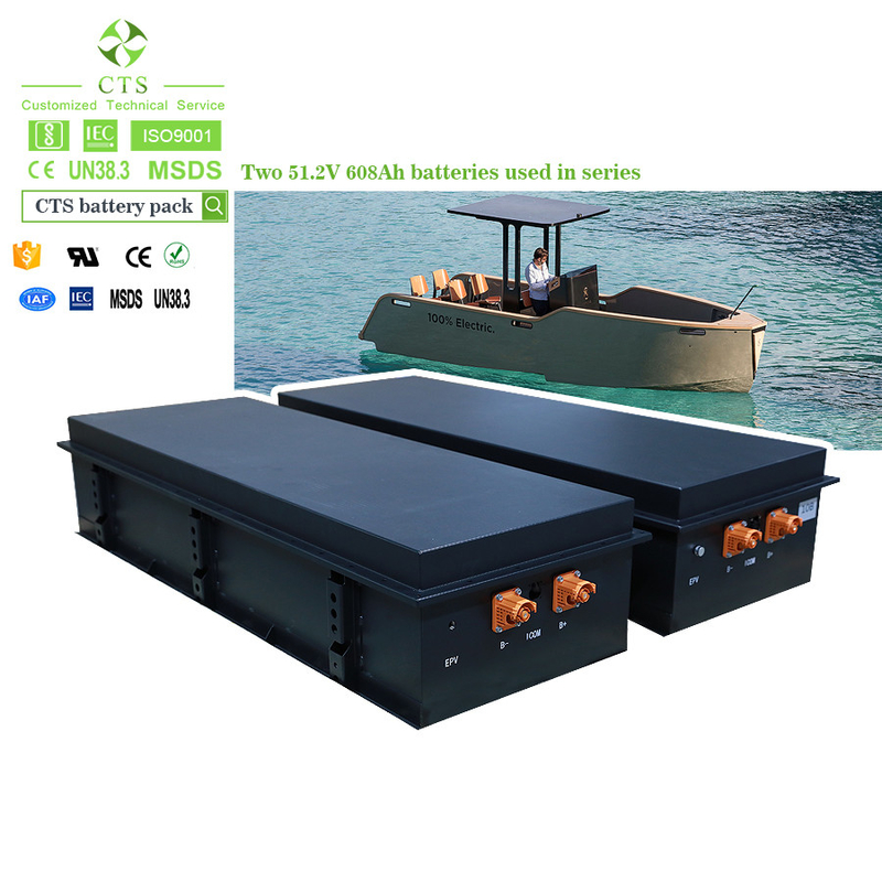 CTS 전기 보트 해양 EV 배터리 팩 96v 300ah Lifepo4 배터리 전기 보트 / 요트